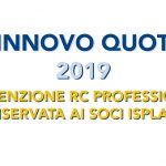 ISPLAD - Rinnovo quota 2019
